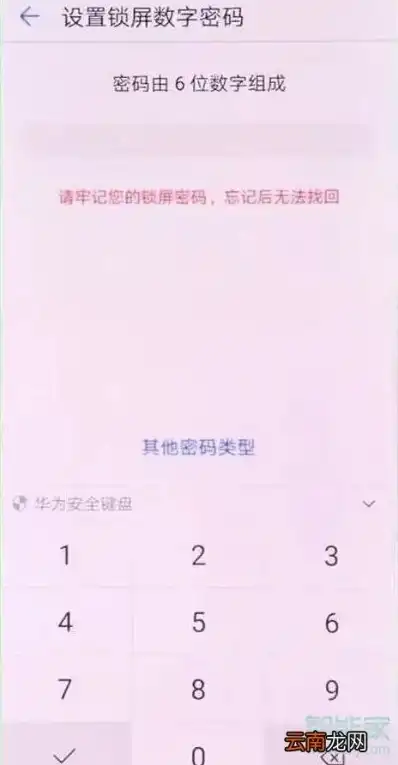 华为nova5pro忘记密码了怎么办